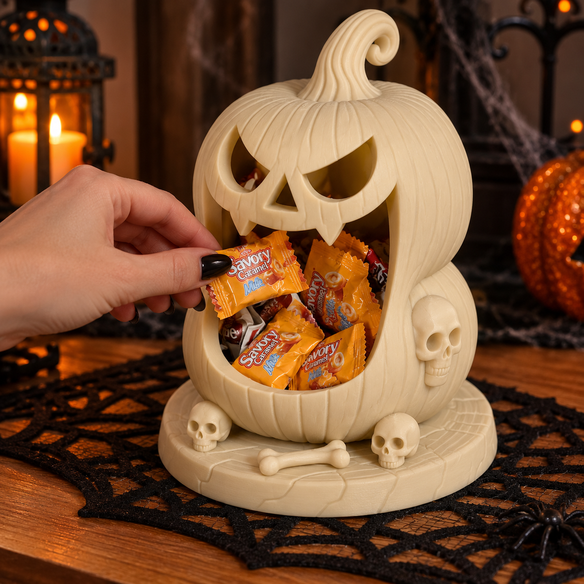 Jack-o’-Lantern Sweet Holder – Sweet Bowl