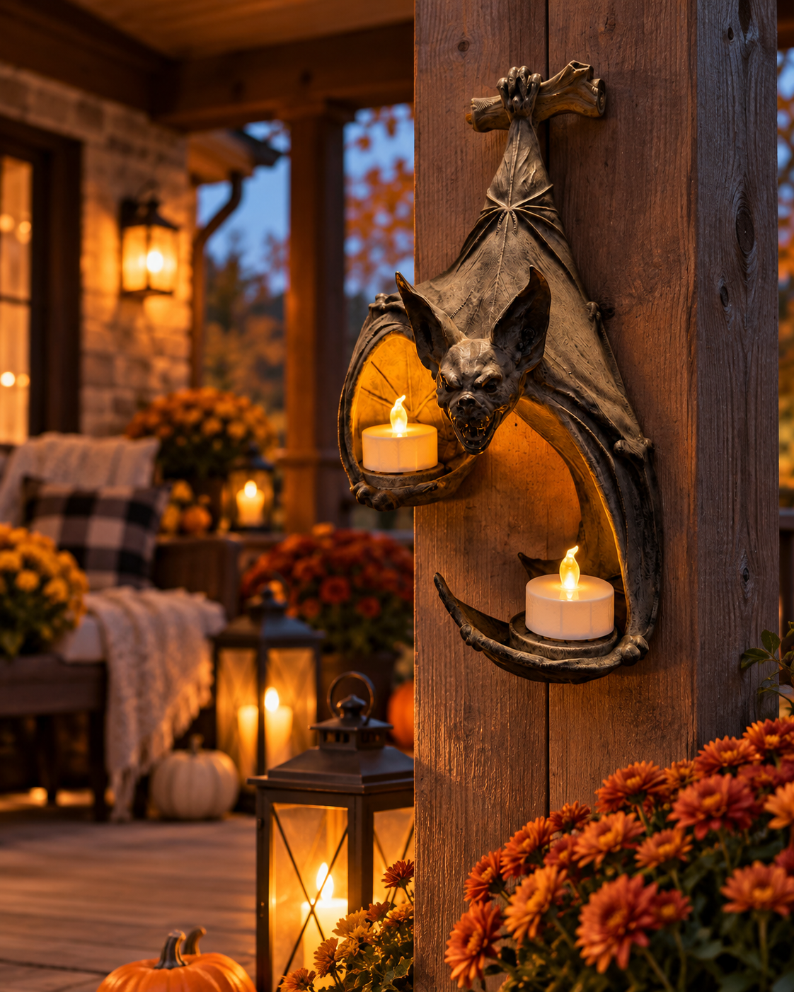Bat Tealight Holder – Halloween