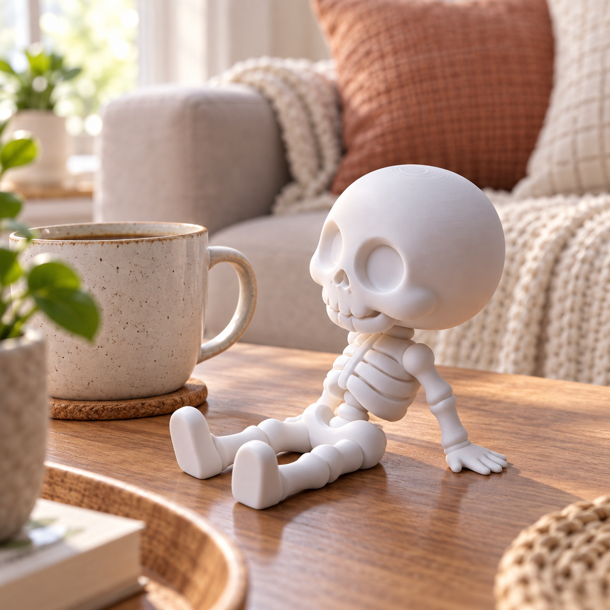 Skeleton Phone Holder