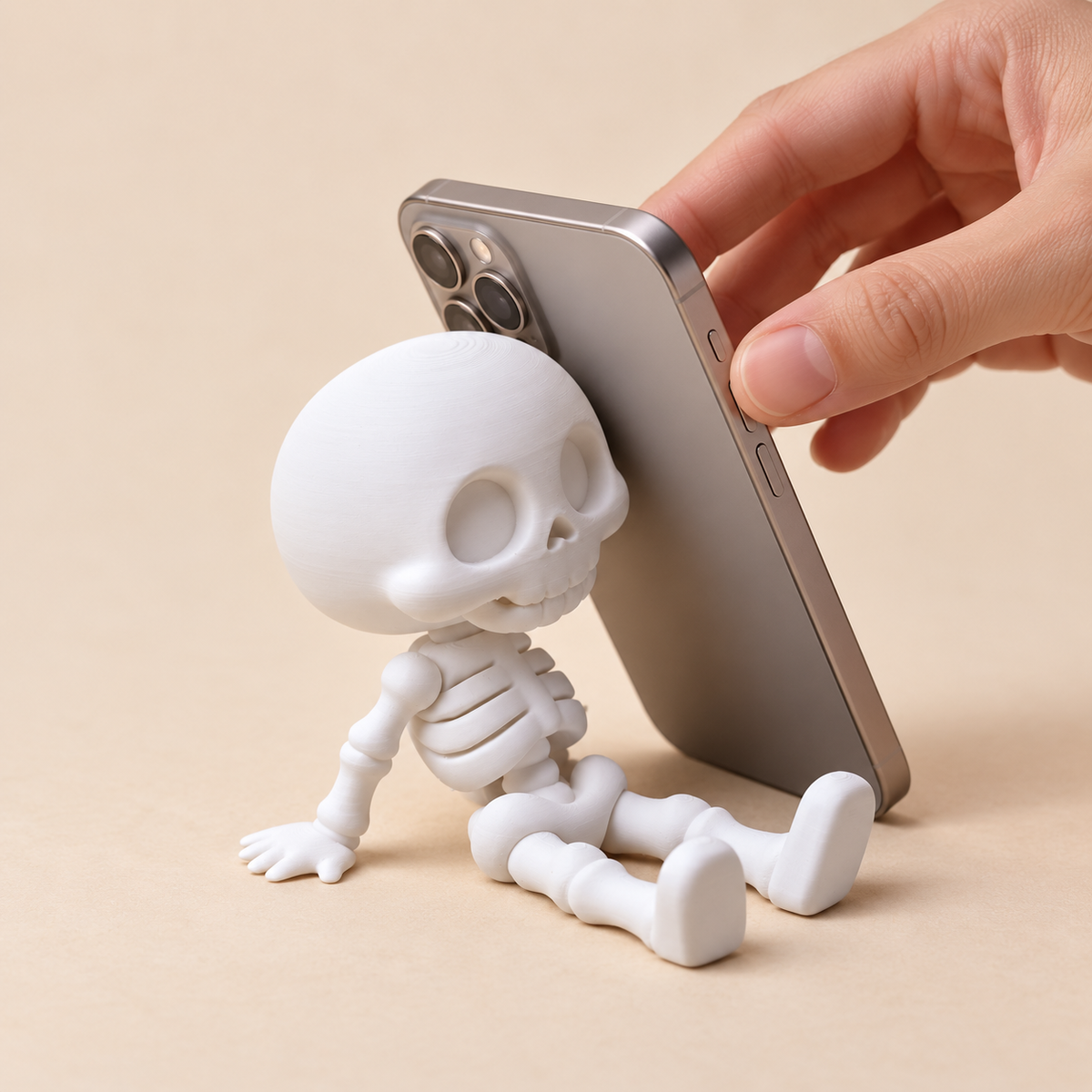 Skeleton Phone Holder