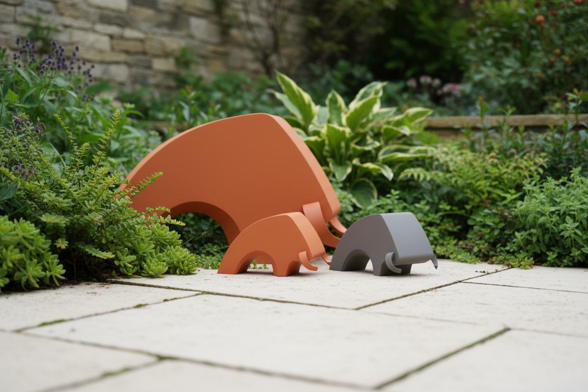 Modern Bull Garden Decor