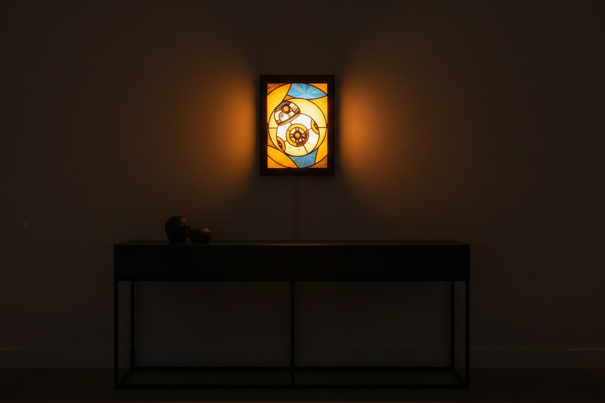 Star Wars BB-8 Stained Glass Light Box