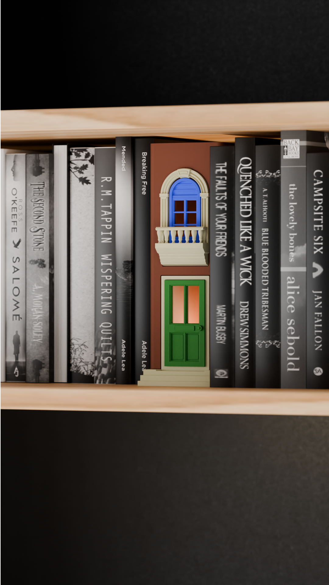 Miniature Door and Window Book Nook Insert