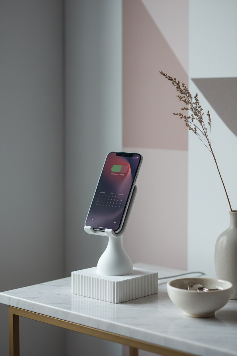 Modern Vertical Phone Charging Dock