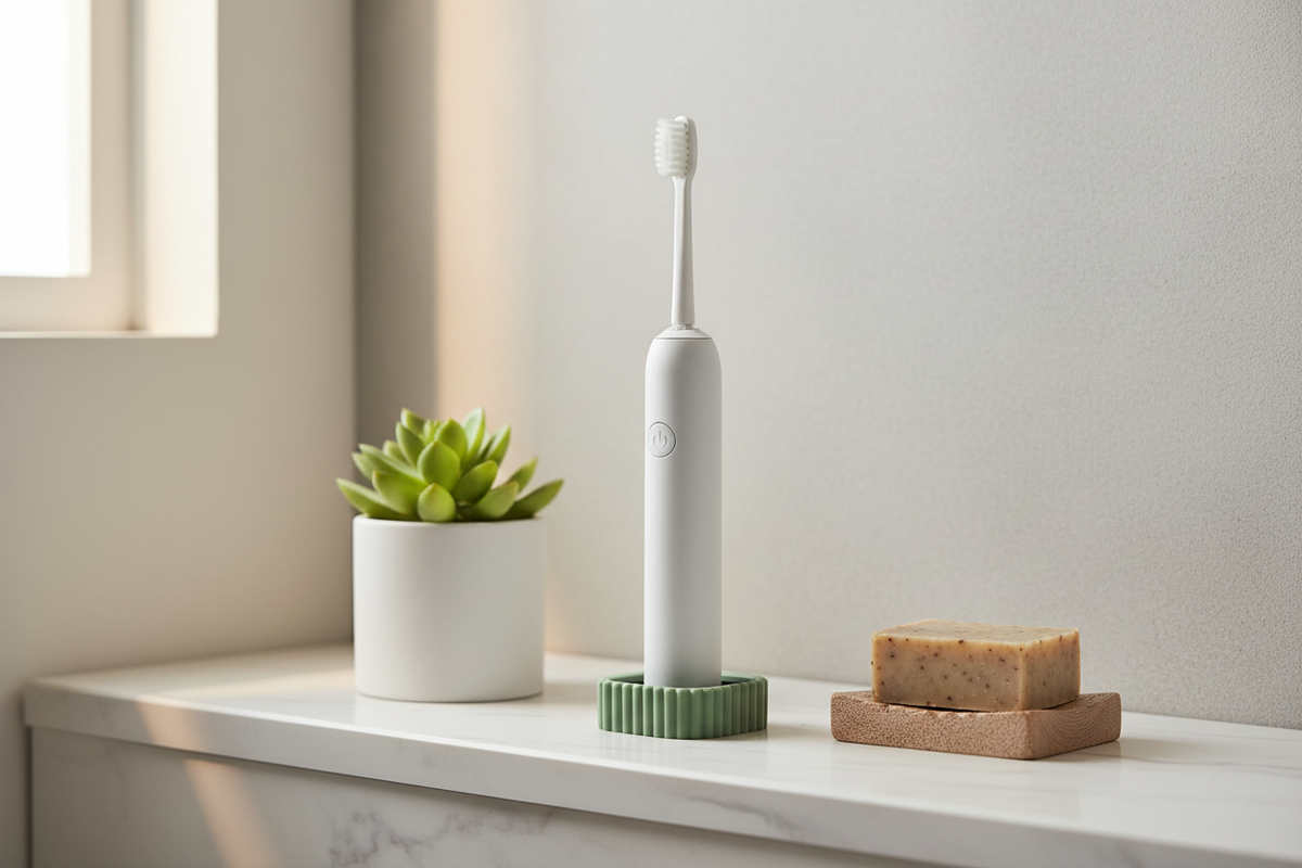 Textured Toothbrush Organizer Base