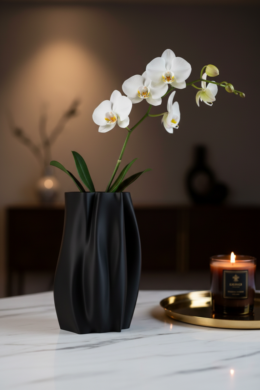 Elegant Organic Flow Vase