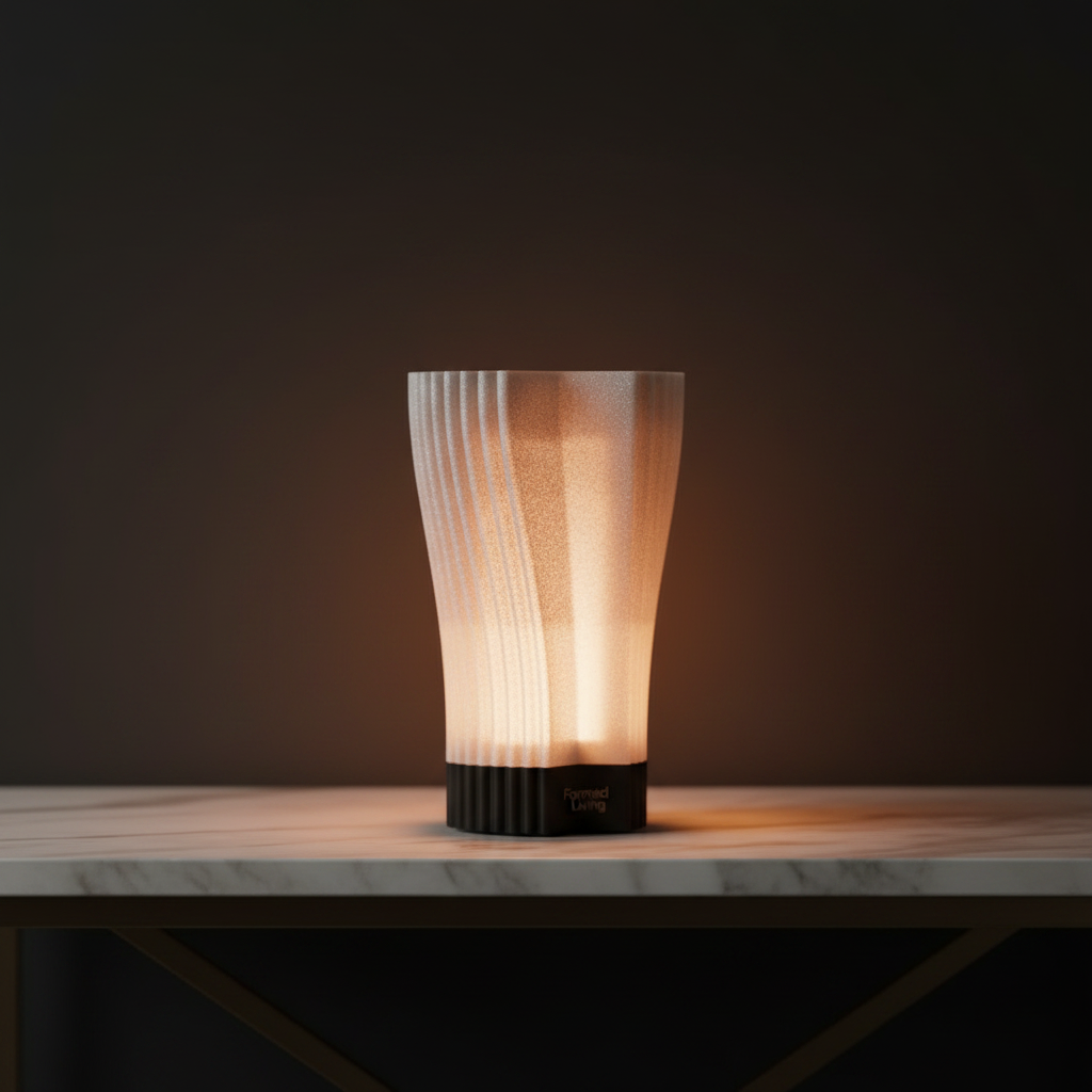 Modern Ripple Column Light
