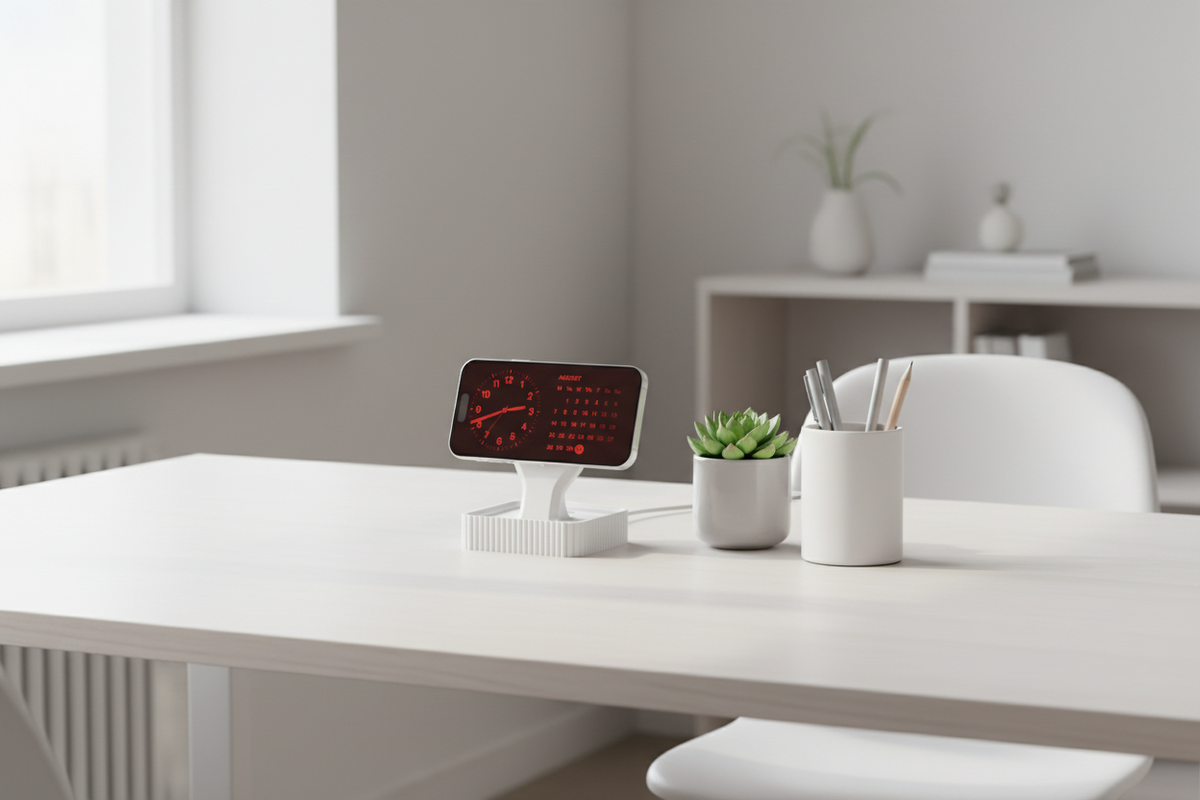 Modern Vertical Phone Charging Dock