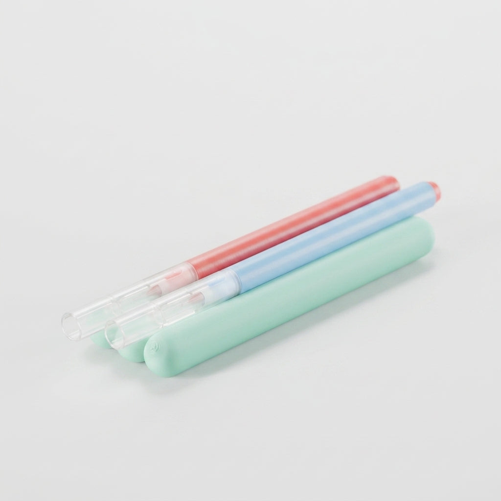Minimalist Pen Tray product render - lifestyle sideboard
