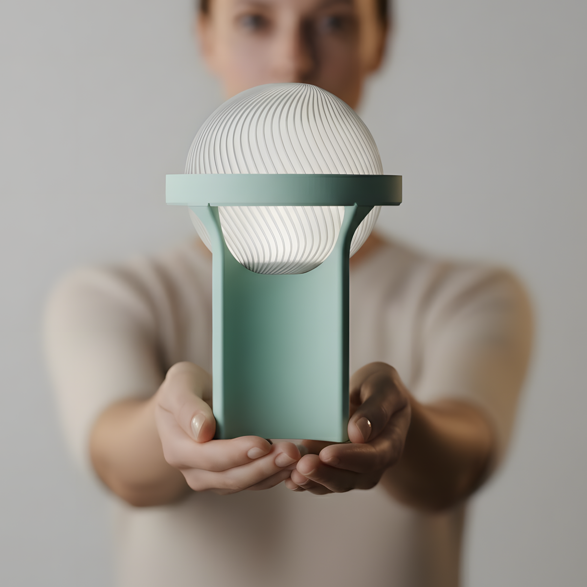 Modern Sphere Tealight Holder