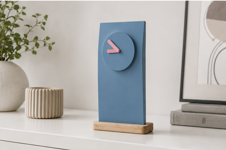 Modern Flow Wall And Desk Clock