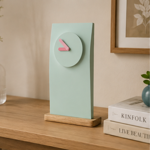 Modern Flow Wall And Desk Clock