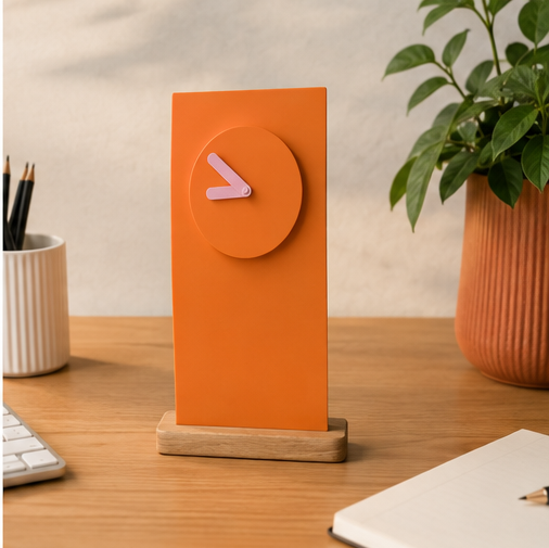 Modern Flow Wall And Desk Clock