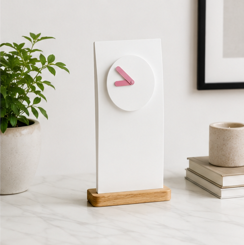 Modern Flow Wall And Desk Clock