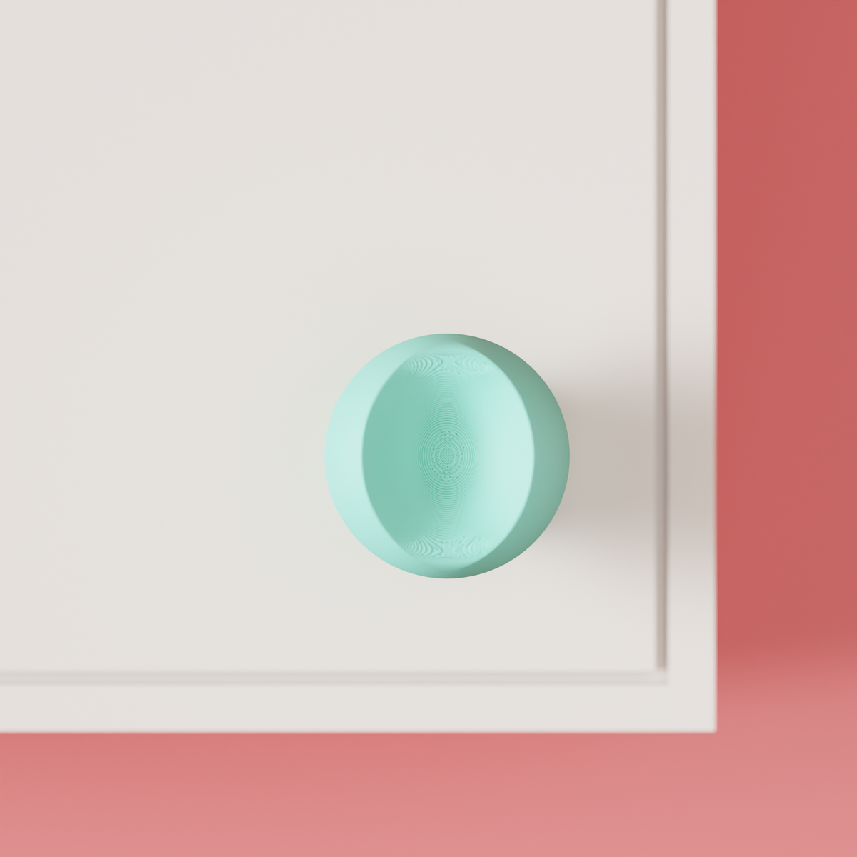 Modern Minimalist Cabinet Knob Handle - multicolour render 2