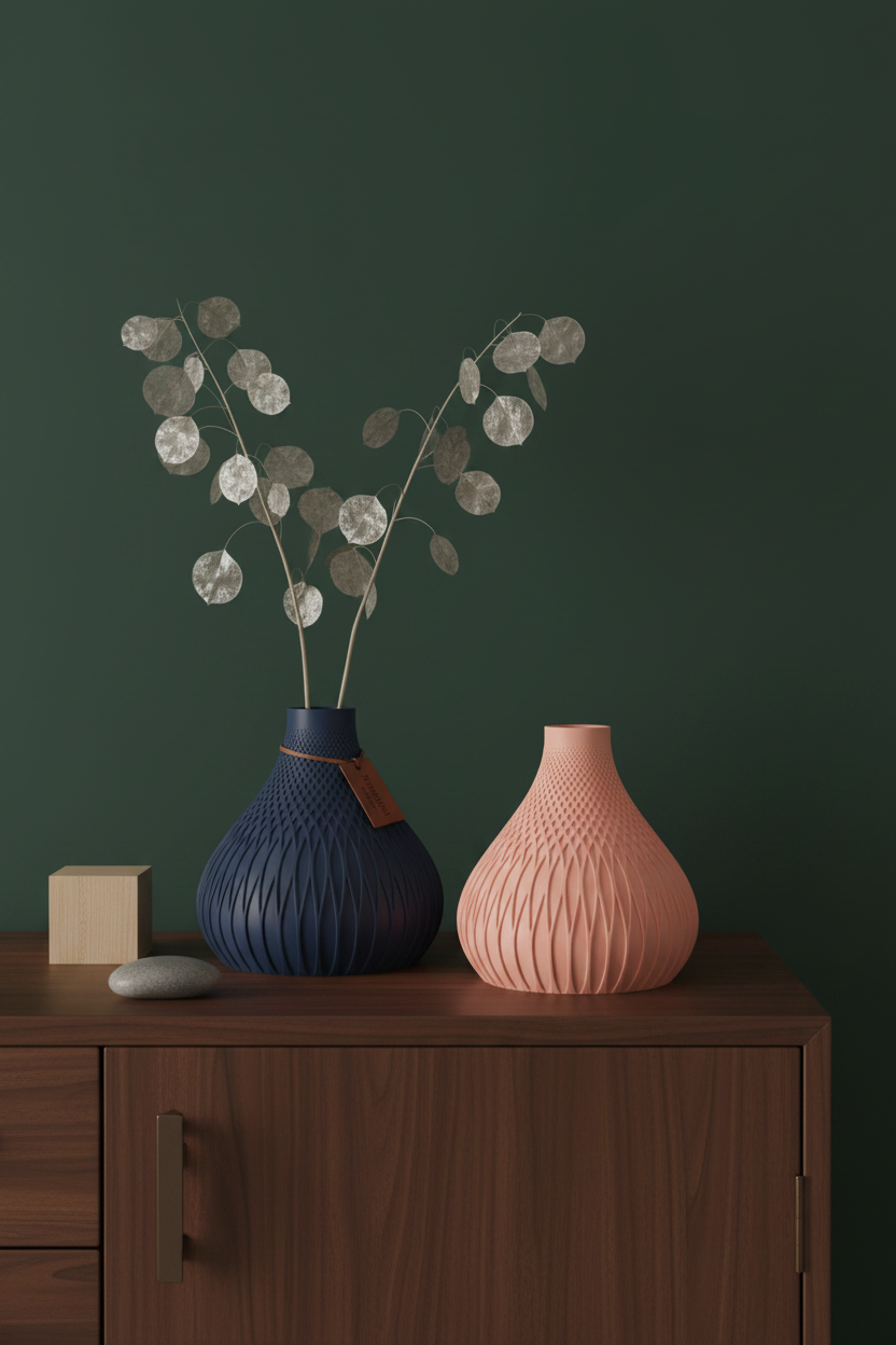 Textured Gourd Vase