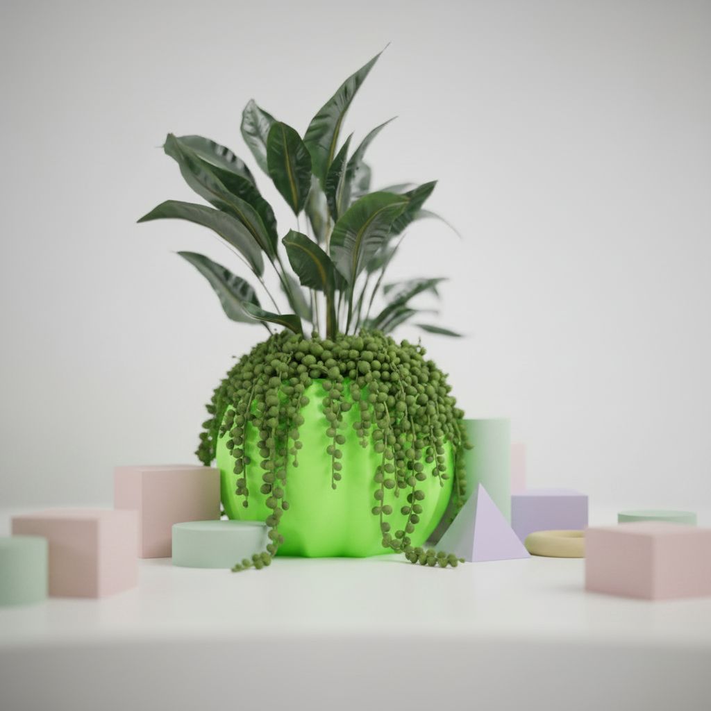 Modern Ripple Planter