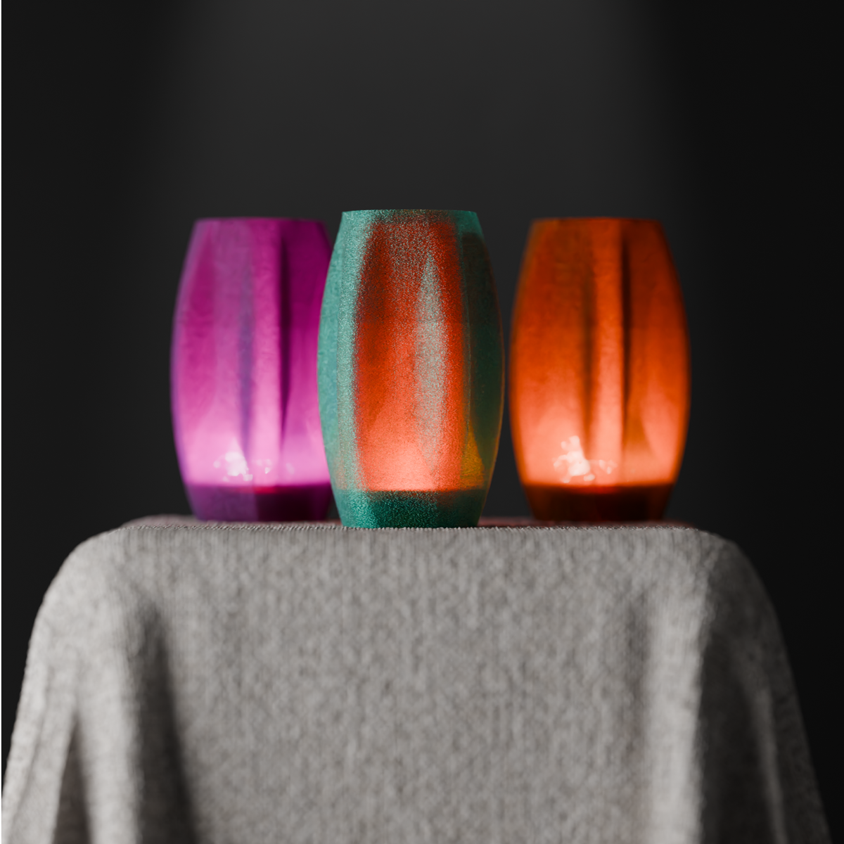 Geometric Glow Table Lamp