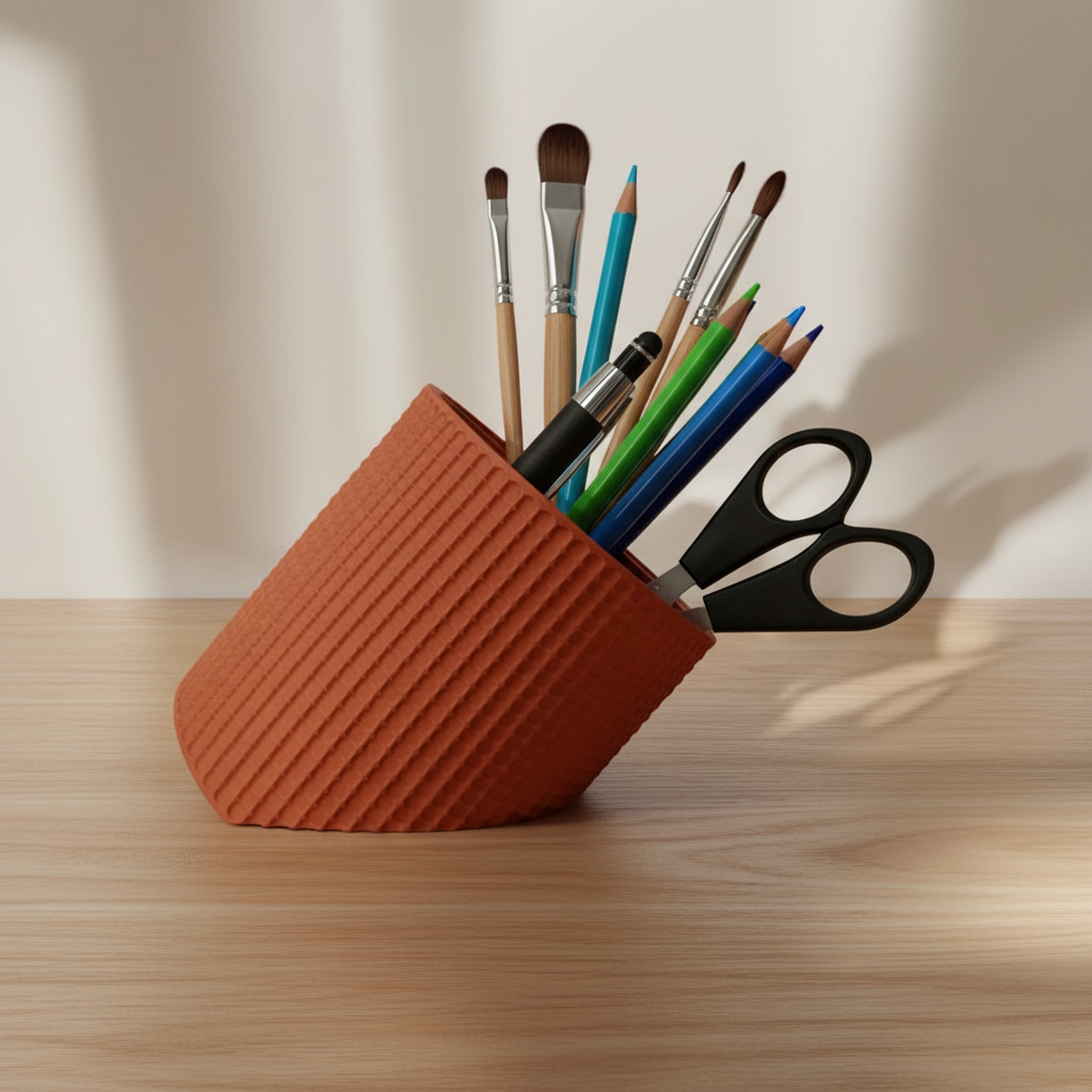 GravityDock – The Dotted-Textured Pen Holder with a Twist