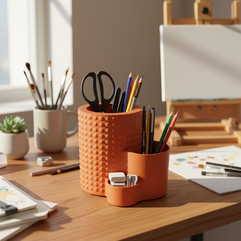 Modern Dotted Office Organiser