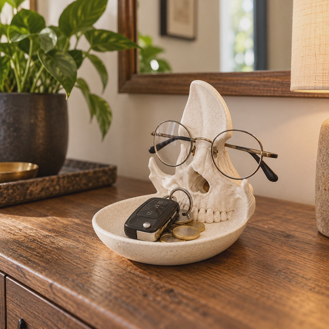 Skull Glasses Holder/Catchall