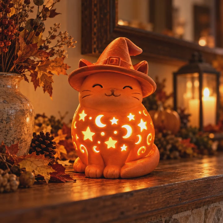 Witches Cat – Halloween Lantern