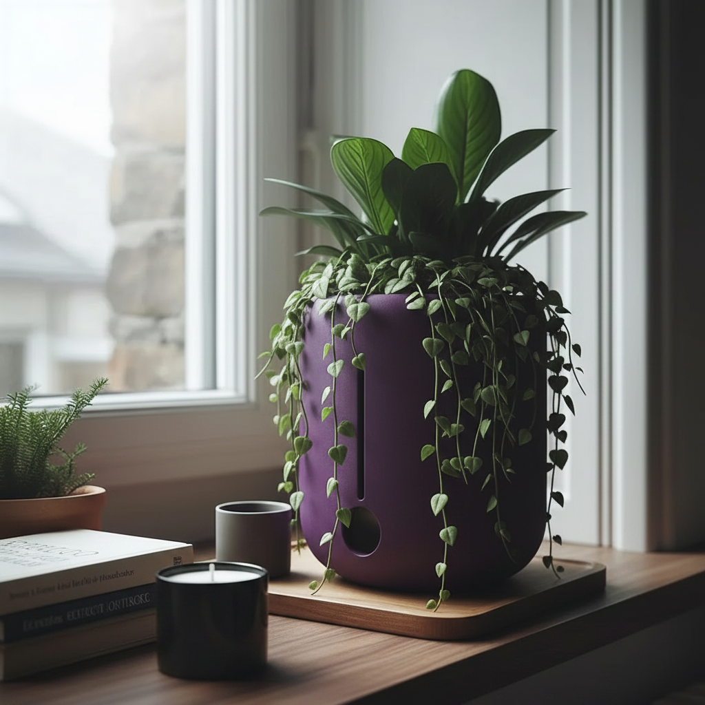Futuristic Self-Watering Plant Pot