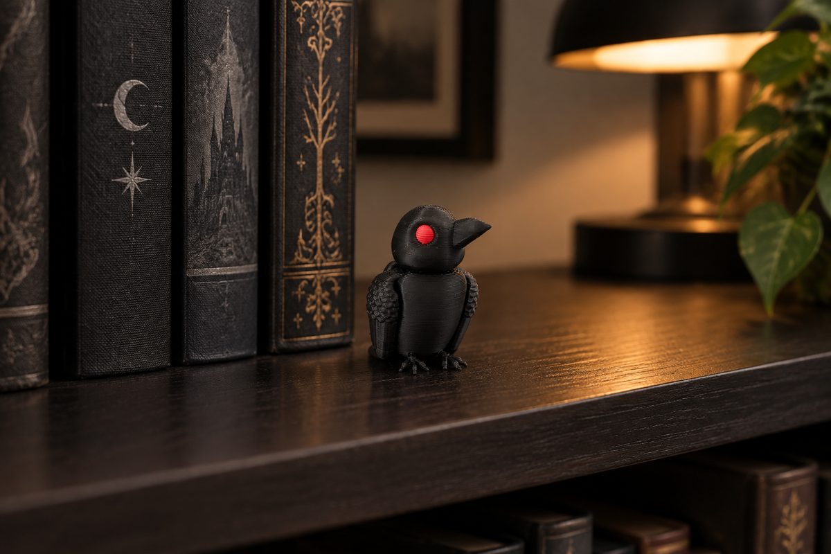 Raven - Articulated Keychain Figure