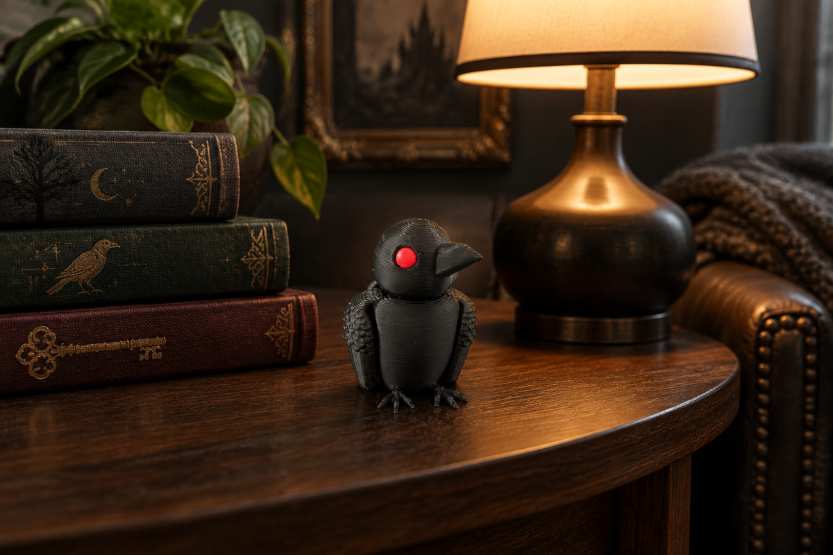 Raven - Articulated Keychain Figure