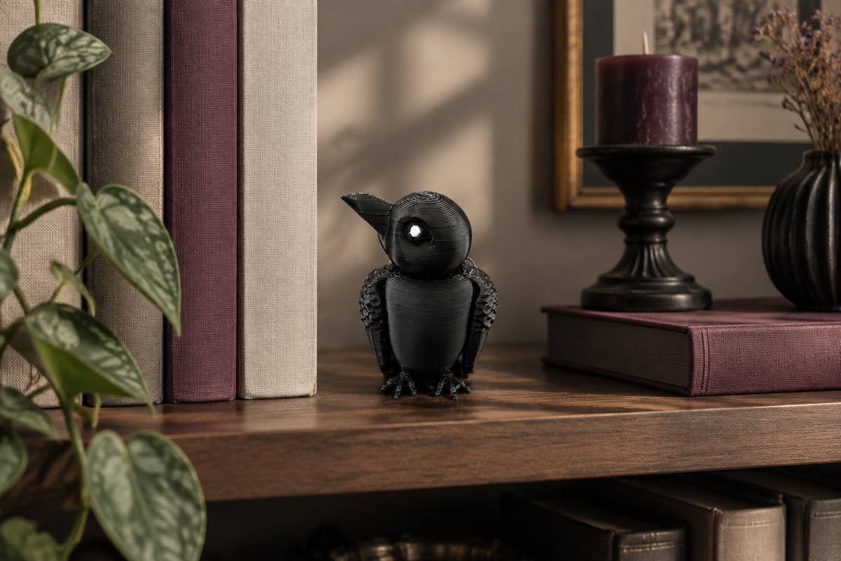 Raven - Articulated Keychain Figure