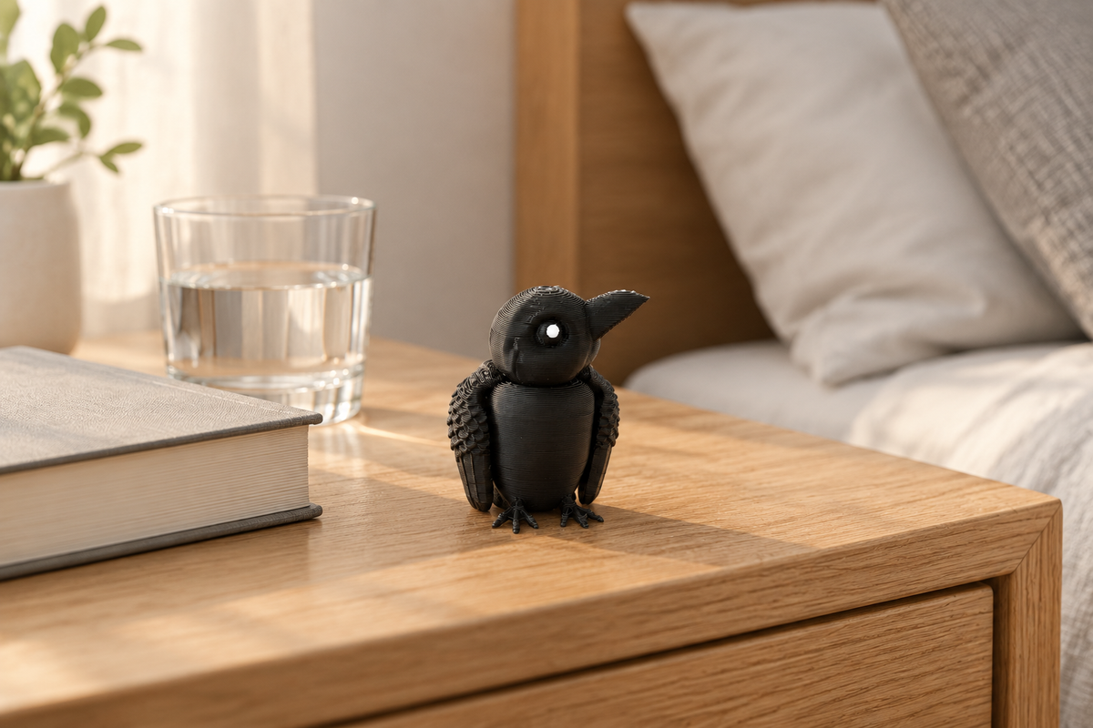 Raven - Articulated Keychain Figure