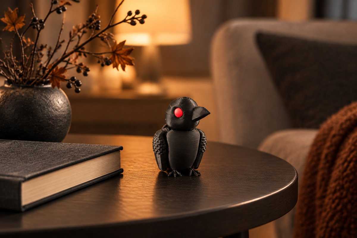 Raven - Articulated Keychain Figure