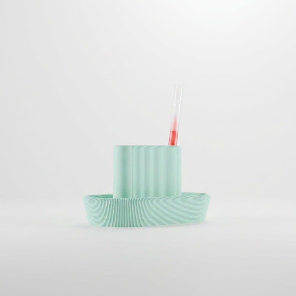 Minimalist Ribbed Desktop Organiser ribbed render 02