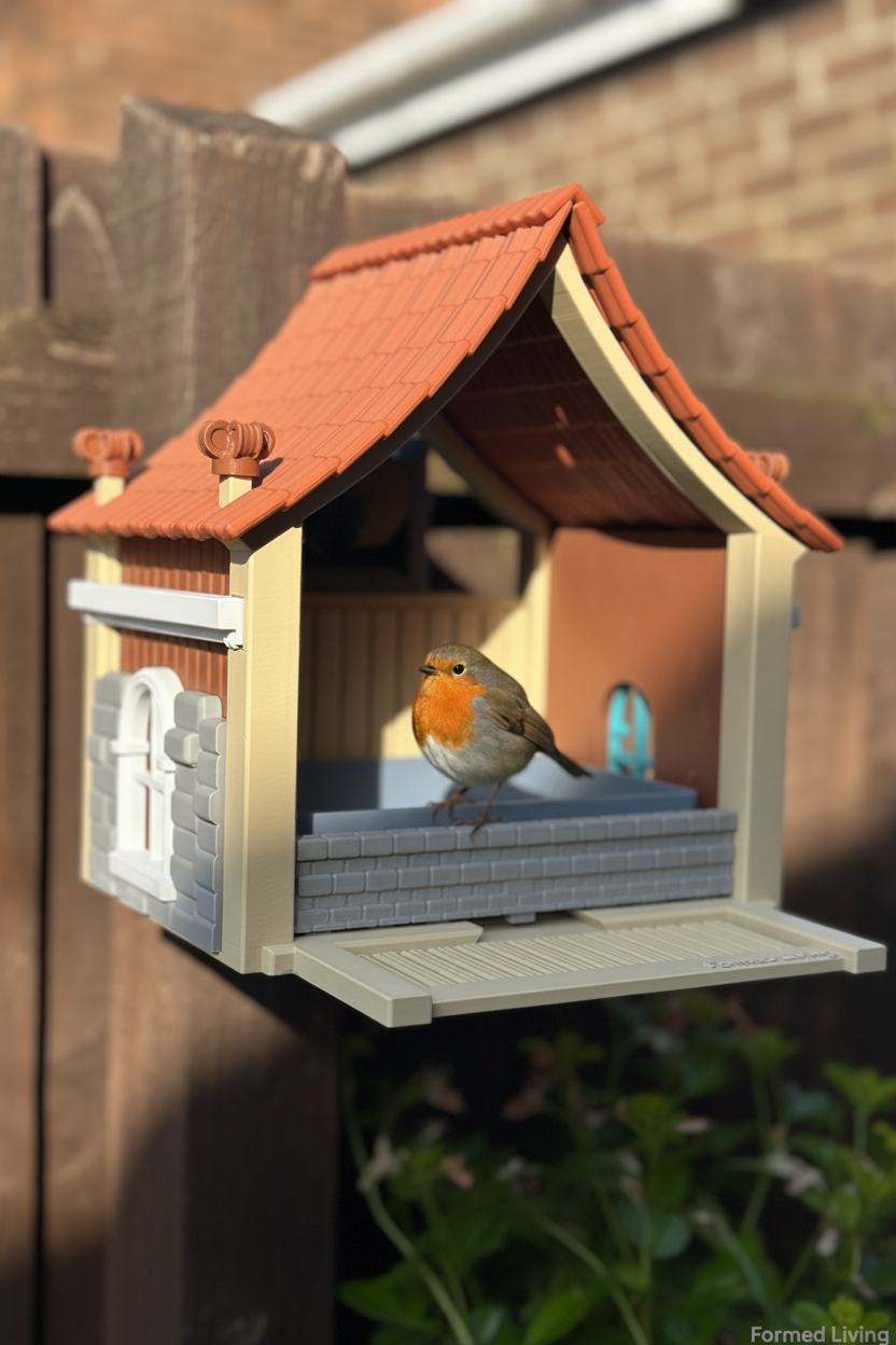 Cabin Bird Feeder