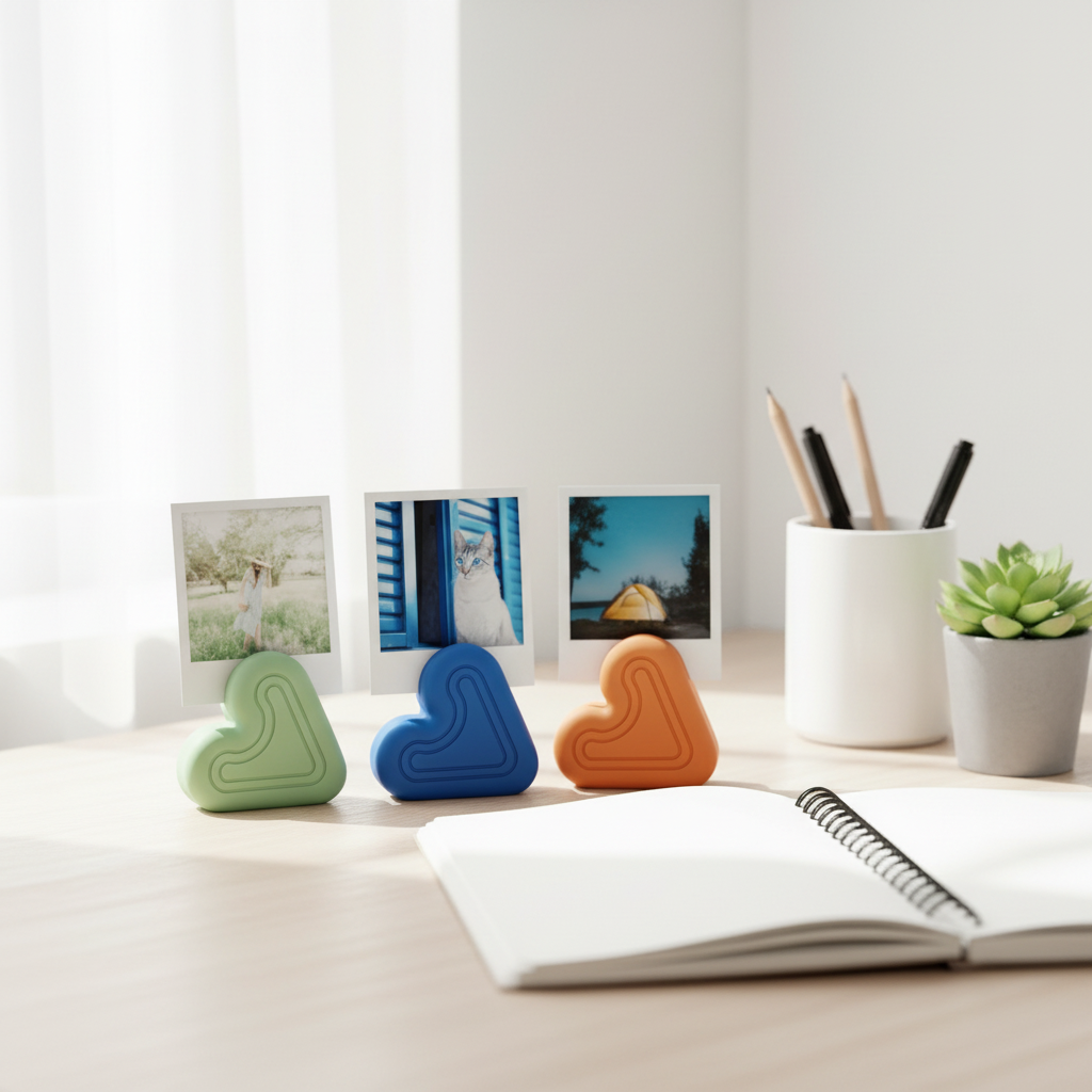 Heart Photo Holder Stand