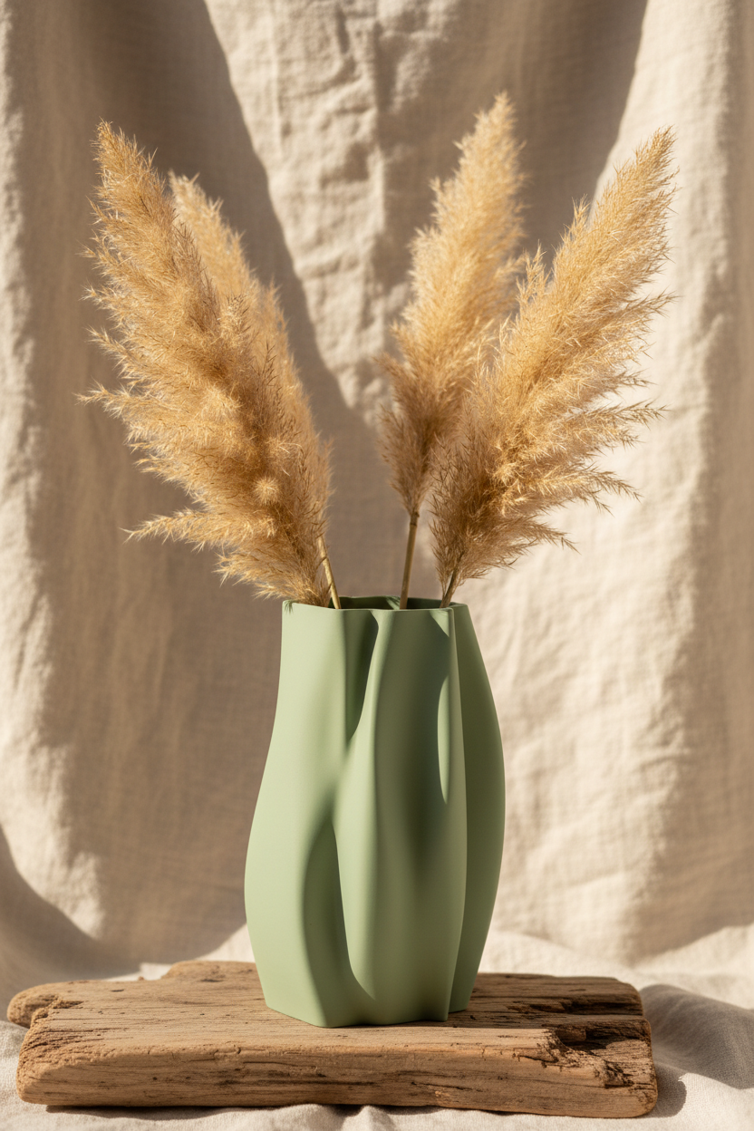 Elegant Organic Flow Vase