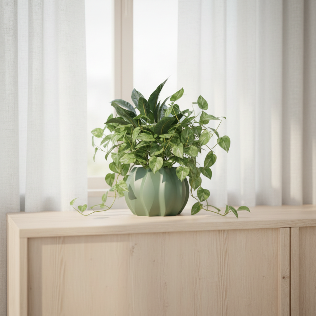Modern Ripple Planter