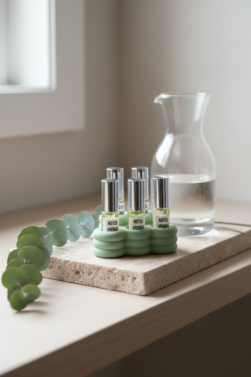 Cloud Perfume Sample Stand