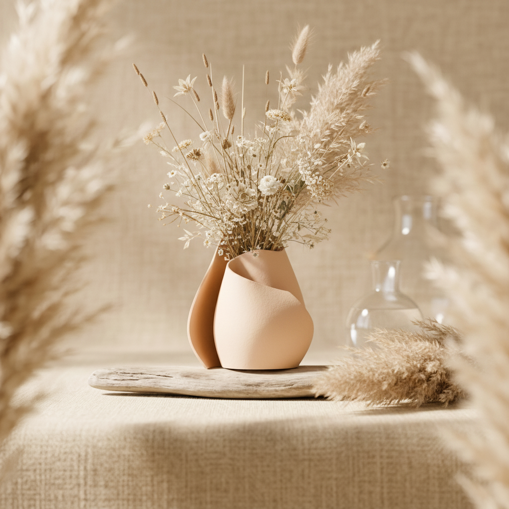 Single Sheet Flowing Vase 2