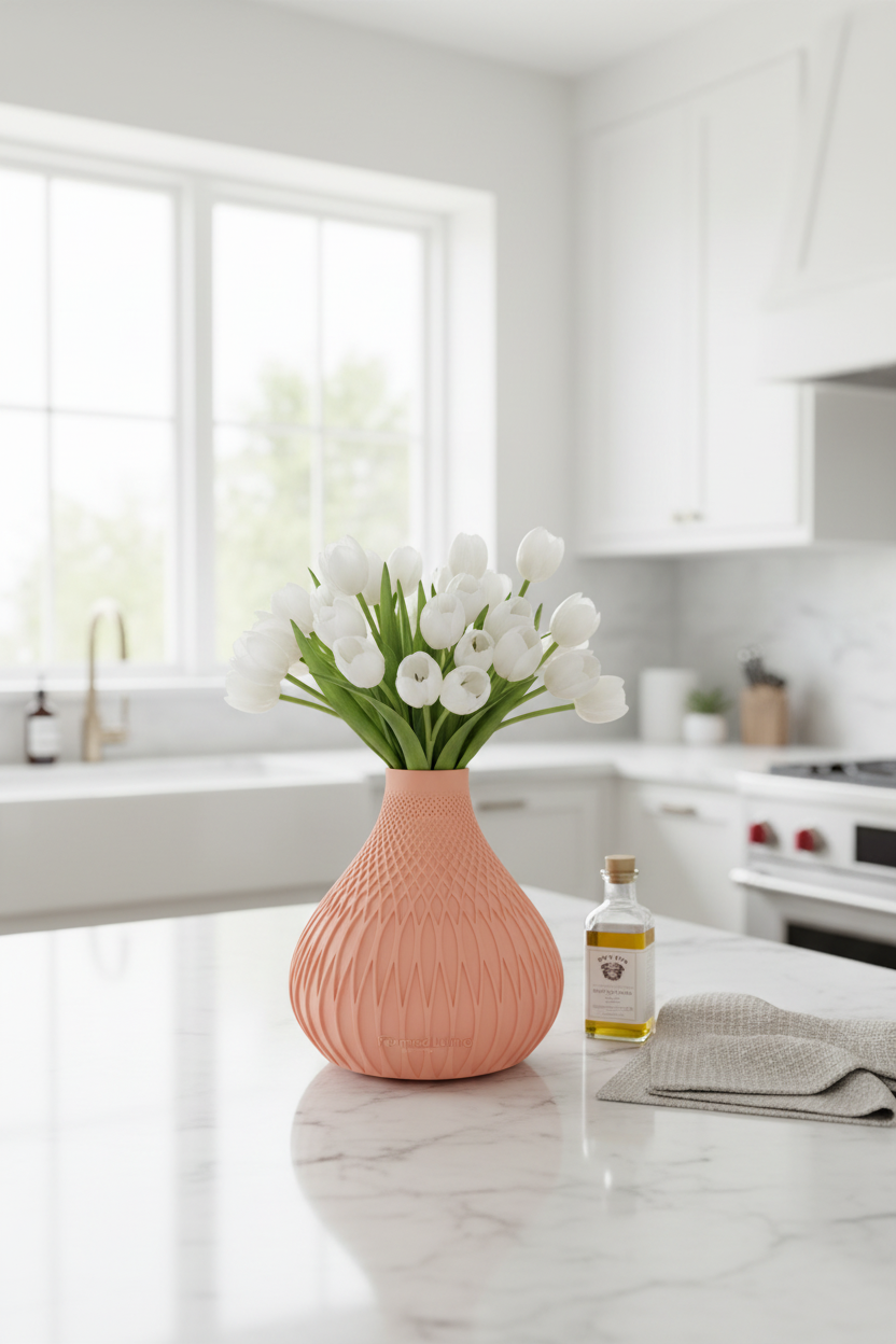 Textured Gourd Vase