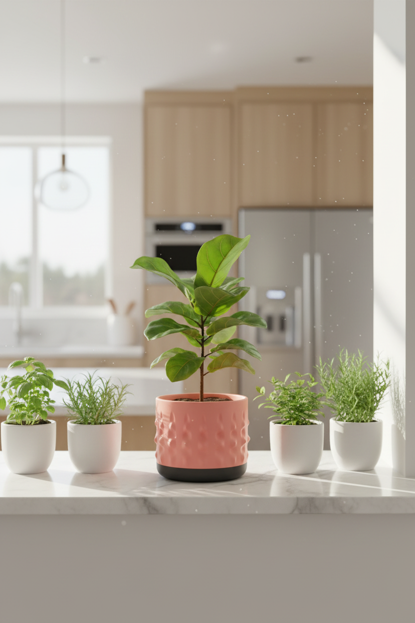 Modern Organic Textured Planter