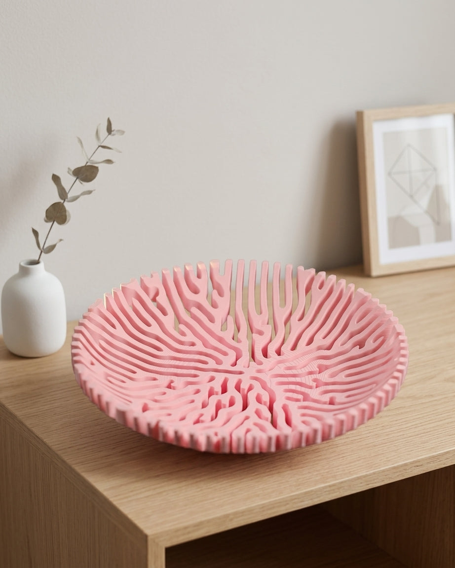 Coral Catch-All Bowl – Decorative Trinket & Key Bowl