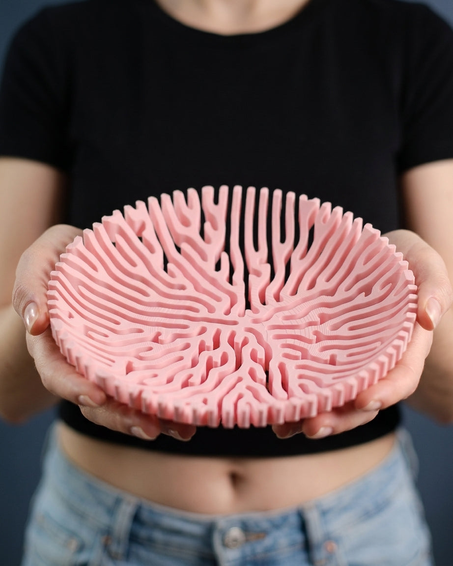 Coral Catch-All Bowl – Decorative Trinket & Key Bowl