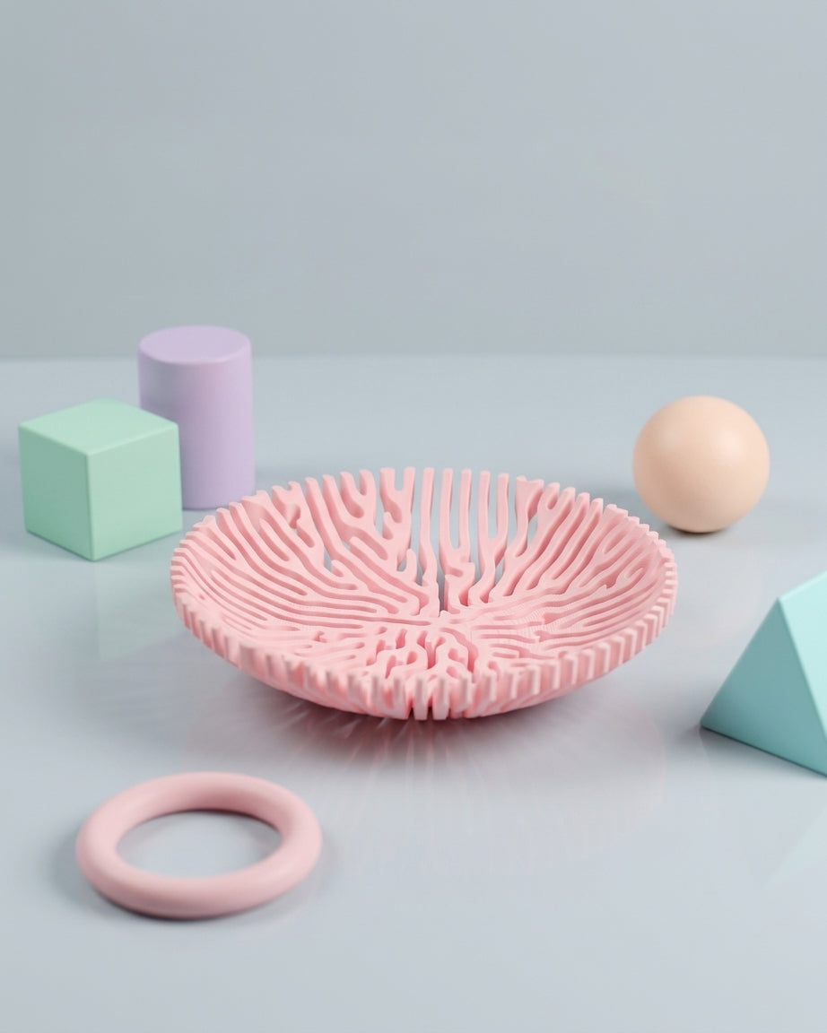 Coral Catch-All Bowl – Decorative Trinket & Key Bowl