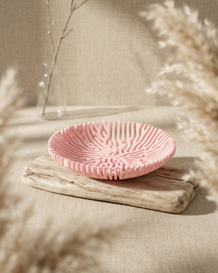 Coral Catch-All Bowl – Decorative Trinket & Key Bowl