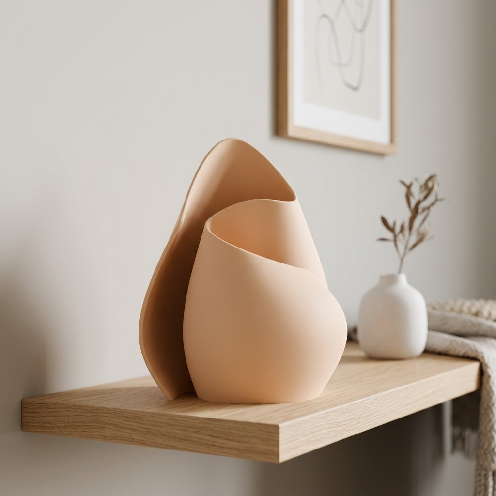 Single Sheet Flowing Vase 2