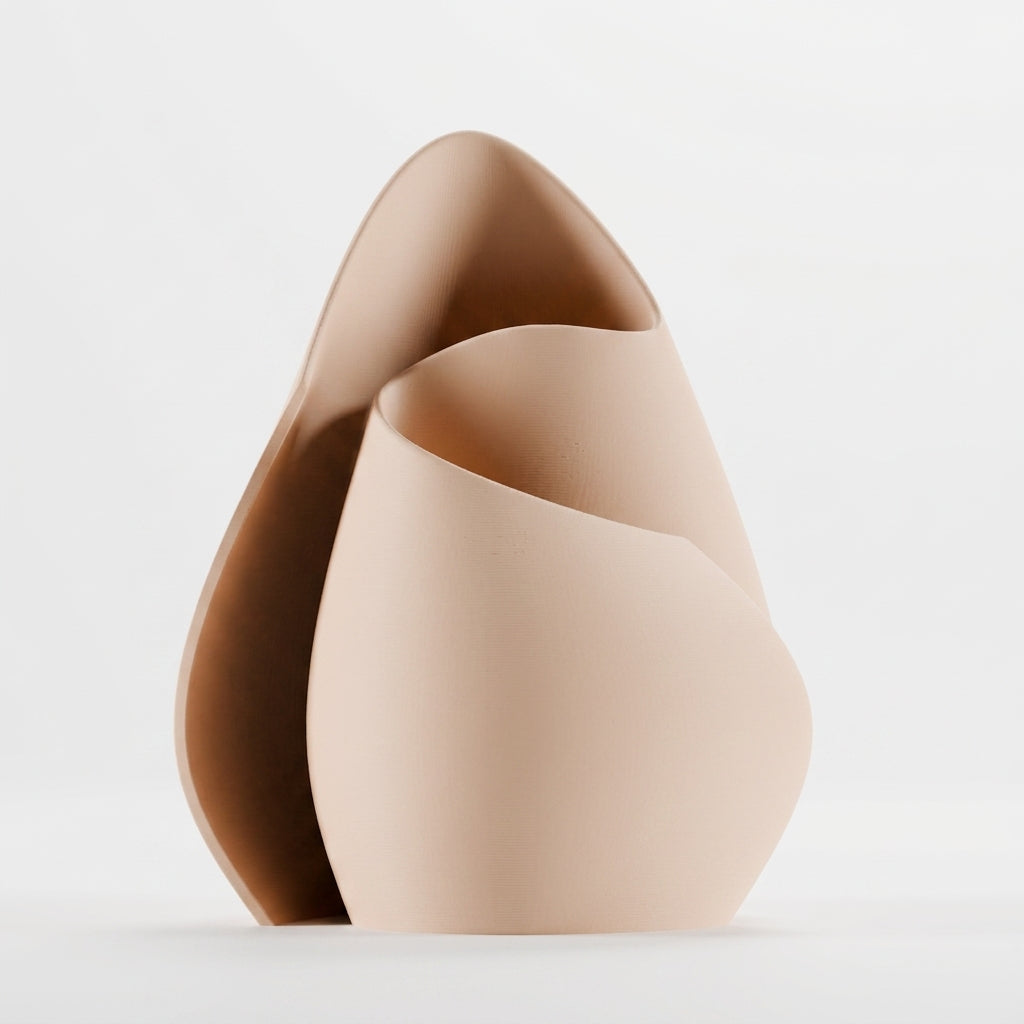 Single Sheet Flowing Vase 2