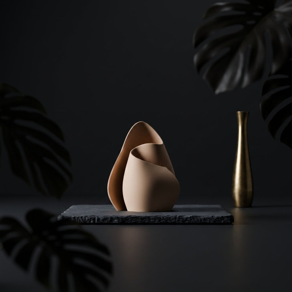 Single Sheet Flowing Vase 2