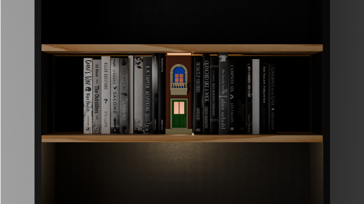 Miniature Door and Window Book Nook Insert