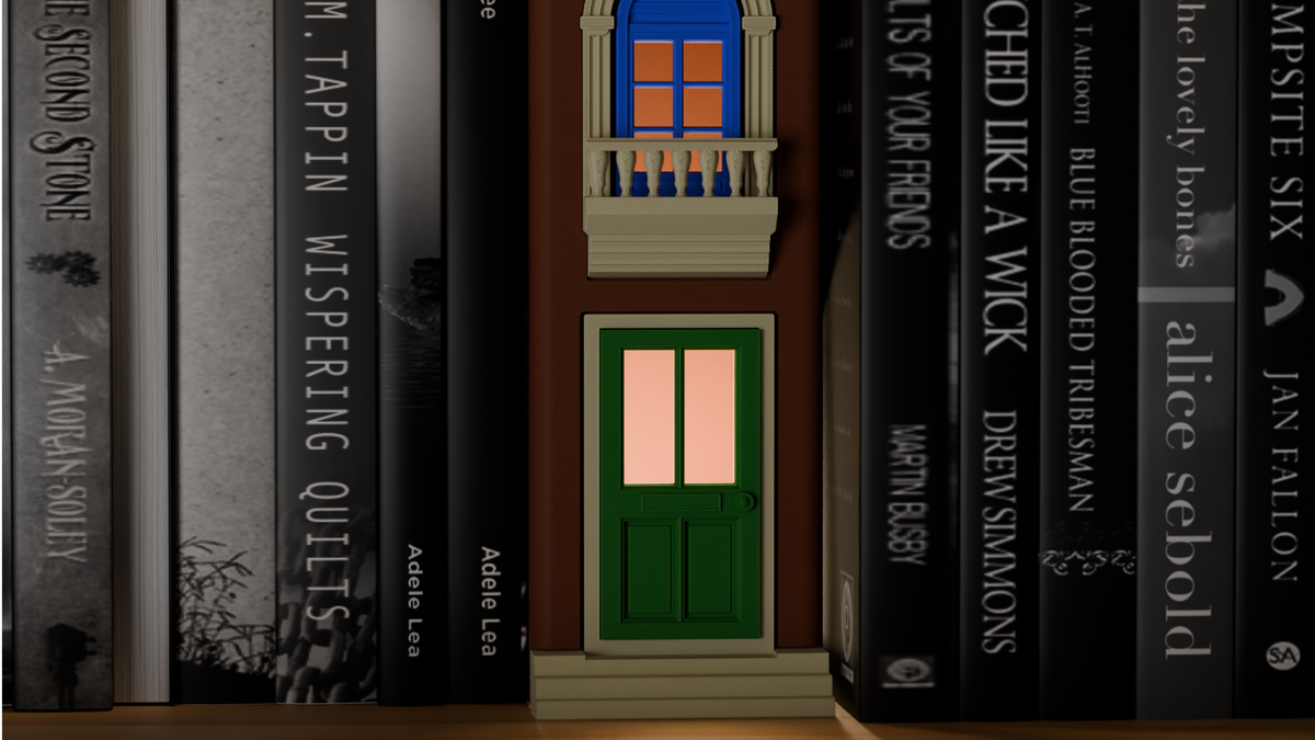 Miniature Door and Window Book Nook Insert